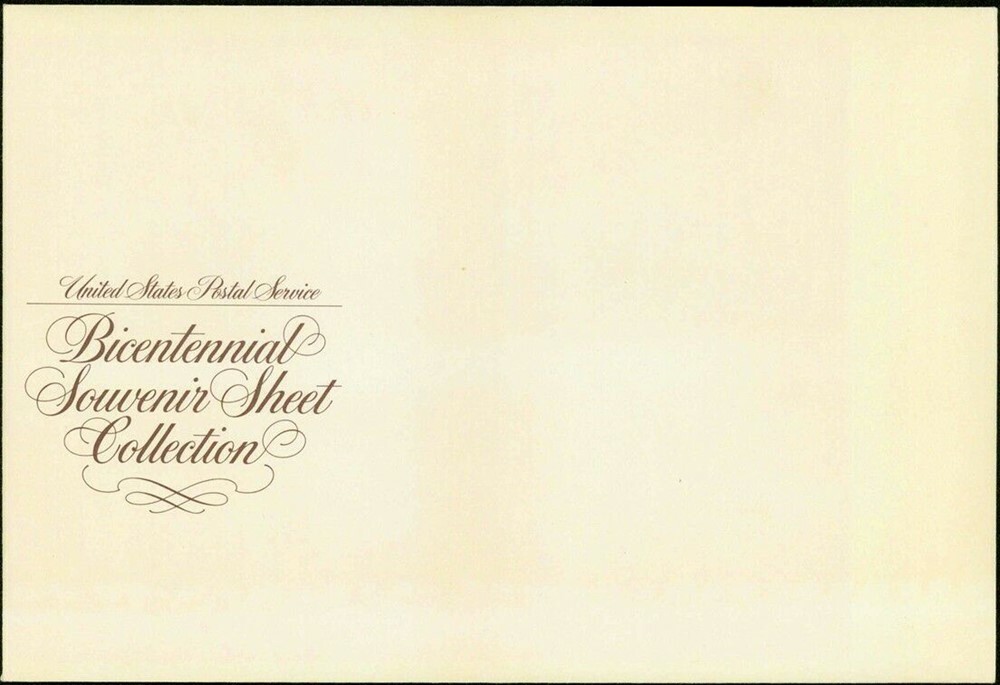 TEN SETS Bicentennial Souvenir Set of Four Souvenir Sheets