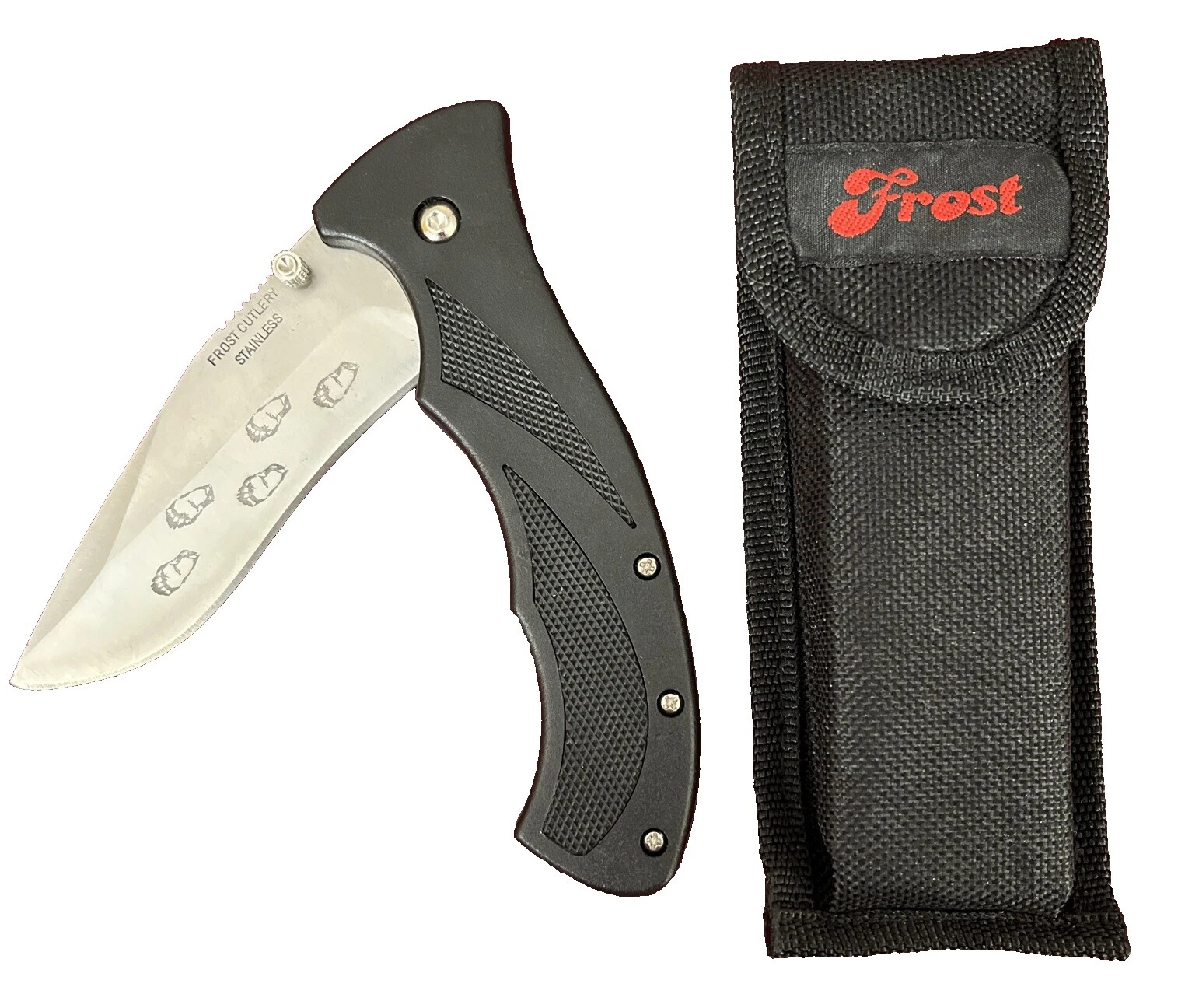 Frost DOZIER Preto canivetes antigos colecionáveis