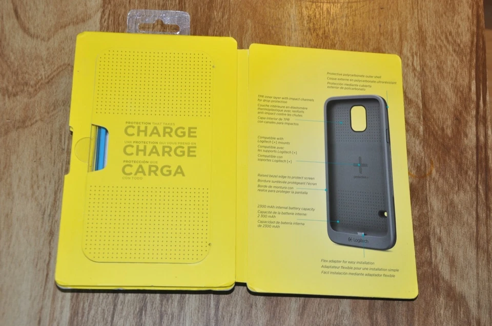 para Samsung Galaxy S5 PROTECTION+ POWER +80% MILITAR 810G padrão LOGITECH - Imagem 2 de 4