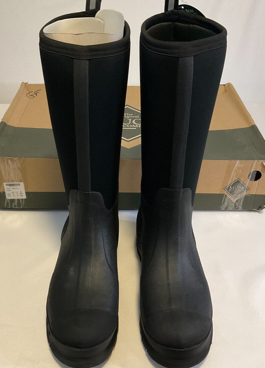 Muck Chore Work Boots Unisex M11 W12 Black | eBay display picture 1