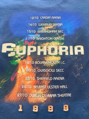 Vintage 1999 Def Leppard Euphoria Tour Tee | eBay