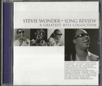Stevie Wonder -CD- Song Review - A Greatest Hits Collection - 1996 - NEUWARE!