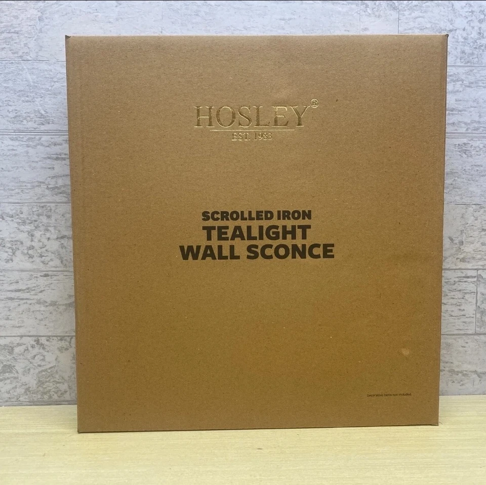 Scrolled Iron Tealight Wall Sconce  by Hosley. Pack Of 2. - Image 4 of 4