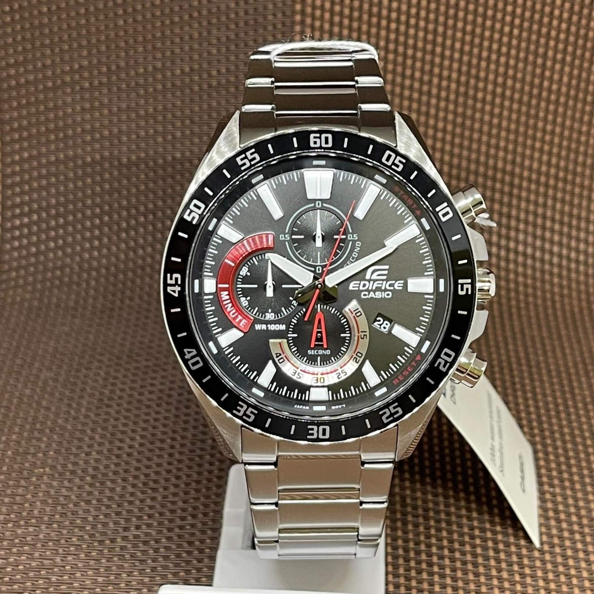 Casio Edifice EFV-620D-1A4 Black Analog Chronograph Quartz