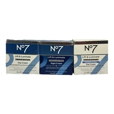 No7 Lift & Luminate Triple Action Day Cream SPF30 F-F/Night Cream 50ml/1.69oz.