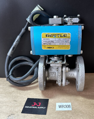 PREOWNED- Aoki Co. Beetle Valve Actuator B-200 Air 0.39MPa 1/2  Valve + WARRANTY
