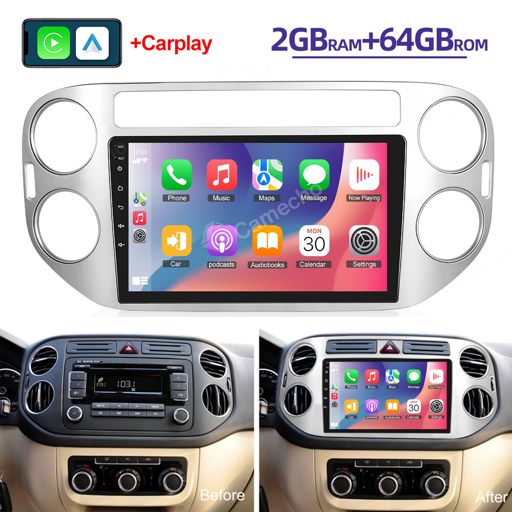 VECHTEL 9 Autoradio Für VW Tiguan 2010-2016 - Android 15 Mit Wireless CarPlay