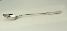 Sterling Fiddle Thread by Frank W.Smith Long Handle Ice Tea Spoon 34.5G(ANT3700)