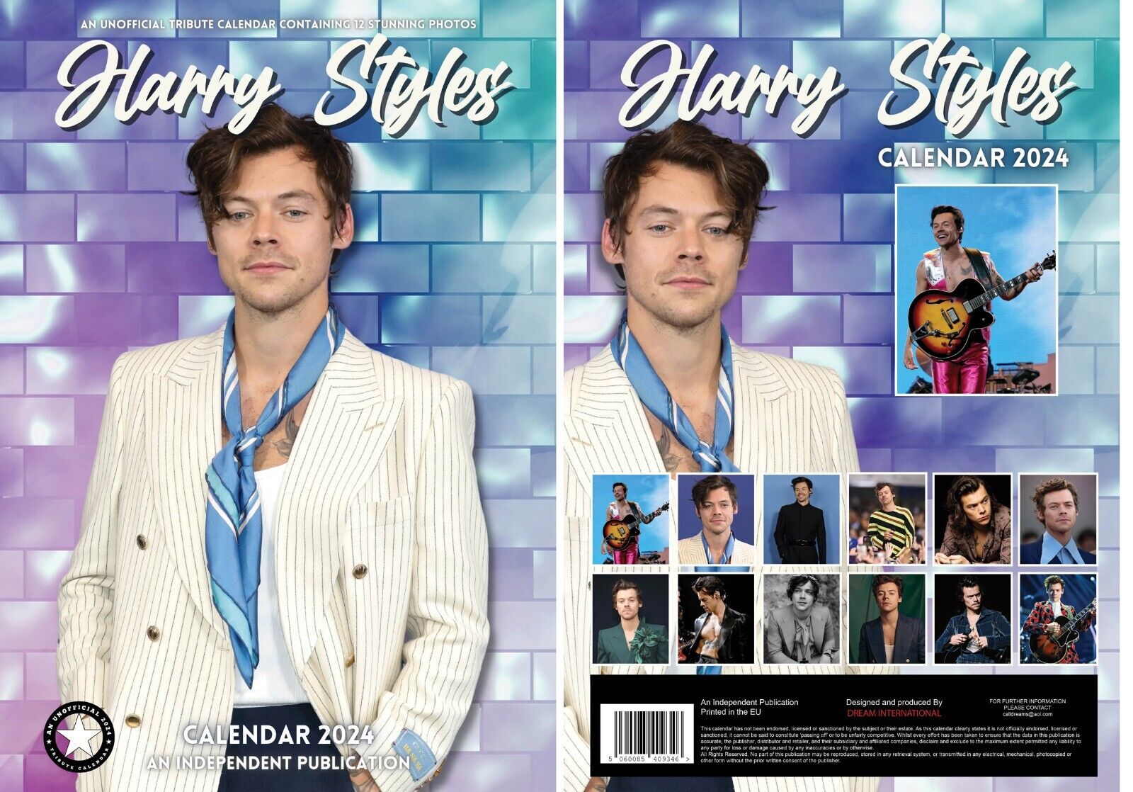 Harry Style Calendar 2024 Grelly UK