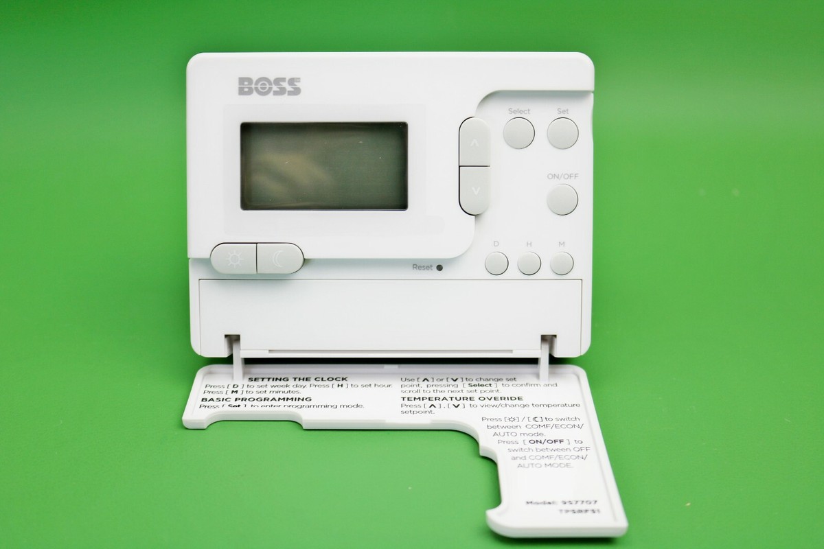 Boss Universal Wireless RF Programmable Room Thermostat TPSRF51  5025201617753 | eBay