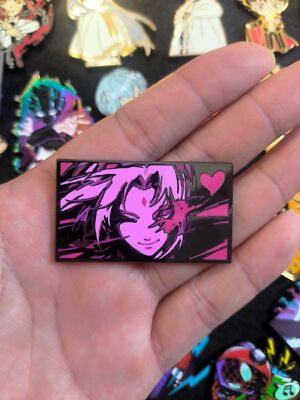 Sakura Haruno Enamel 2.0'' Pin Metal Badge Brooch Figure Anime Gift