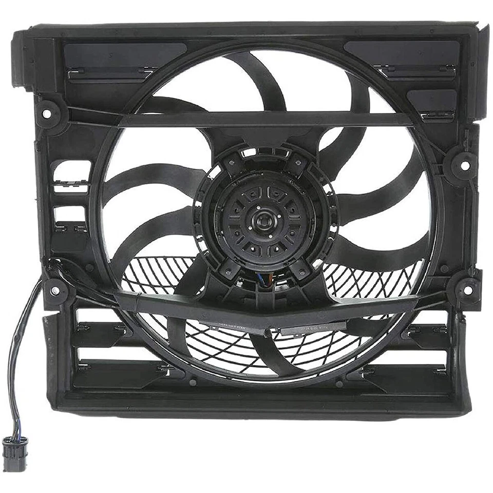 Ventilador condensador aire acondicionado lado pasajero derecho para BMW E38 740i 740iL 750iL 96-98 Foto 2 de 4