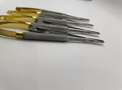 lot of 4 PC HU-FRIEDY Castroviejo Perma Sharp Needle Holder, 18cm, 7' NH5024