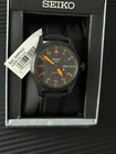 SEIKO  5 Sports  JAPAN Vintage des worn by early pilots Black/Orange SRPH33-MINT
