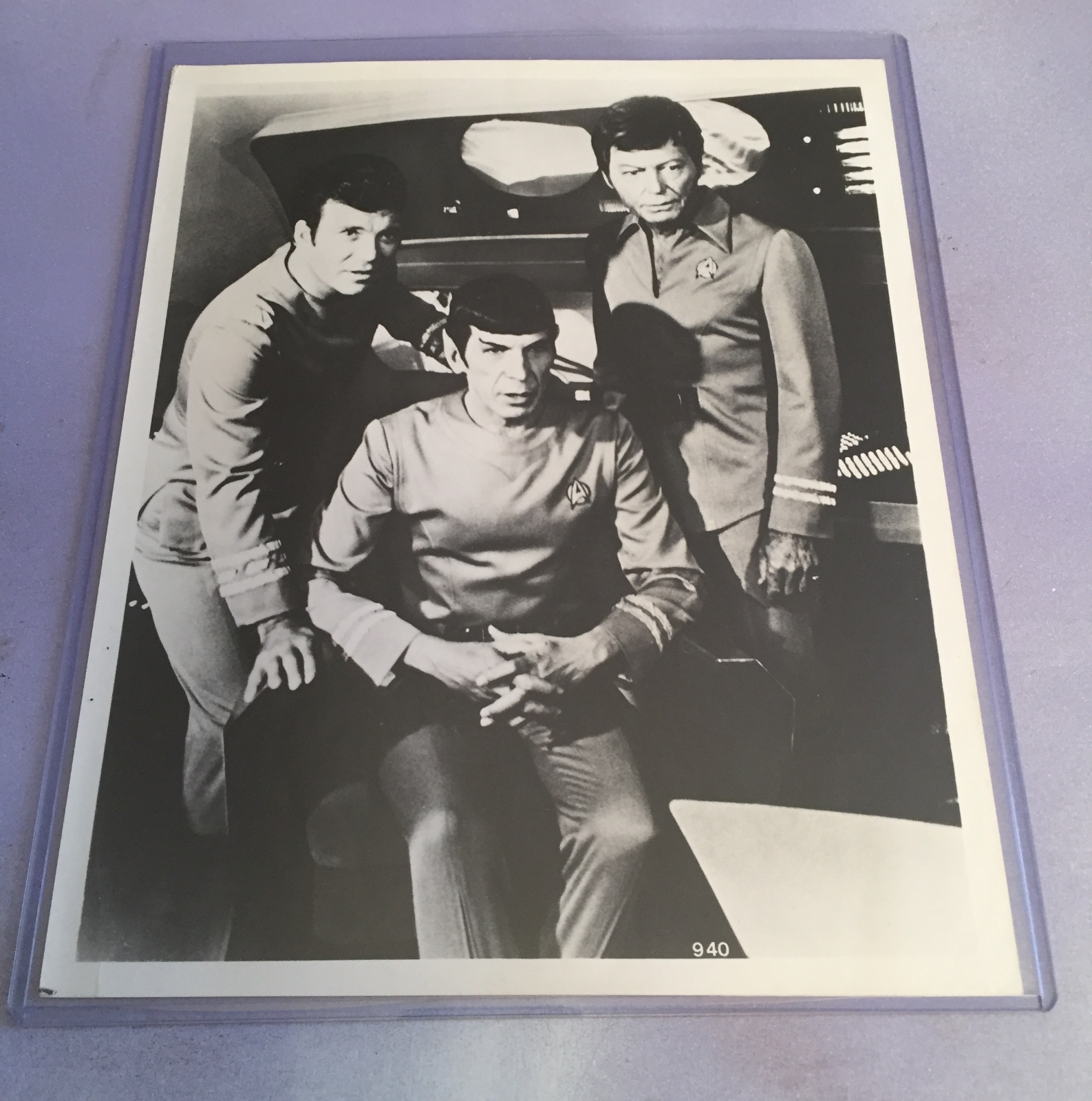 STAR TREK THE MOTION PICTURE 8X10 B&W GLOSSY PHOTO KIRK SPOCK and McCOY ...