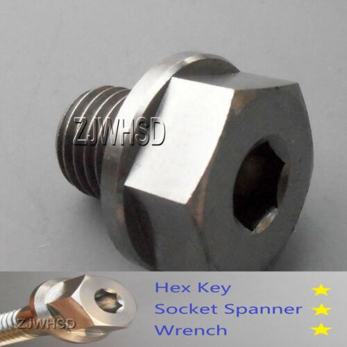 M10 x 1.25 x 10 Titanium Ti Screw Bolt Socket Cap Head & Hexagon Hex Flange Head - Picture 1 of 2