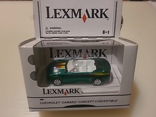 Greenlight Lexmark Camaro Concept(2 Cars) GREENMACHINE + SILVER COUPE 2006!