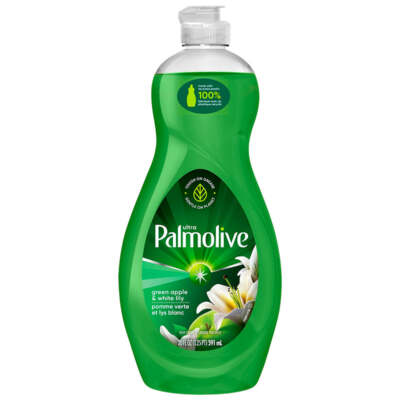Palmolive Ultra Green Apple & White Lily Dish Liquid, 20 oz (591ml)