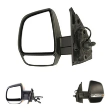 Fits Fiat Doblo 2009 - 2022 Complete Wing Mirror Manual Unit Left Hand Side. 