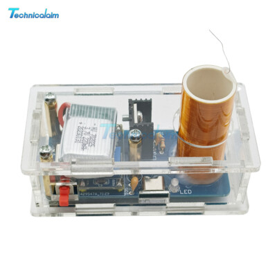 DIY Rechargeable mini Tesla Coil TYPE-C interface for Spark Teaching Practice