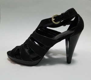 black strappy heels payless