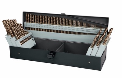 New 115 Piece Cobalt Drill Bit Set