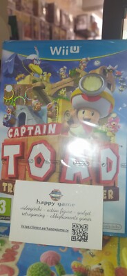 CAPTAIN TOAD NINTENDO WIIU WII U PAL ITALIAN COMPLETE MINT