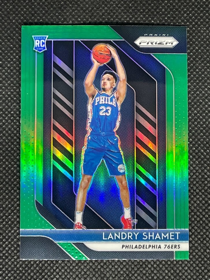 2018-19 Panini Prizm Landry Shamet Green Prizm RC Rookie #199