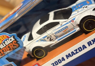 Hot Wheels Pull Back Speeders 2004 MAZDA RX8 CUSTOM 1:43 scale NEW