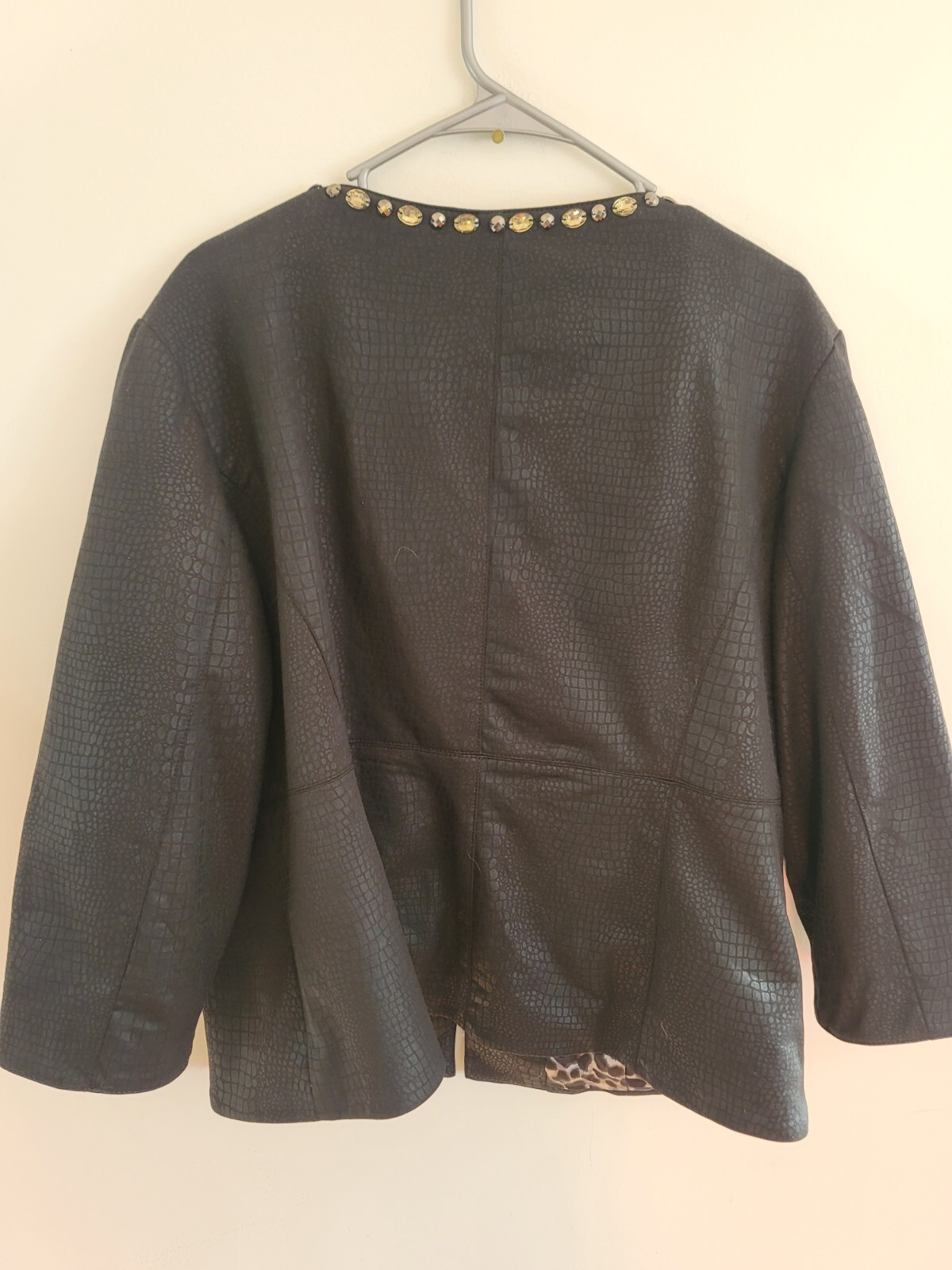 Ruby Rd 16w Black Polyester Hook And Eyelet Blaze… - image 2