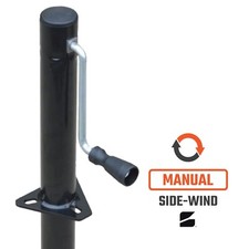 Side-wind Trailer Jack W 2.5 Ton Capacity A-frame 14 45 Travel Powder Coat Side-wind Trailer Jack W 2.5 Ton Capacity A-frame 14 45 Travel Powder Coat