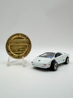 1996 Matchbox Gold Collection White Lamborghini Diablo Limited Edition 1/5000