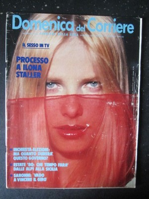 DOMENICA CORRIERE 21 1980 ILONA STALLER AMANDA LEAR BEPPE SARONNI  [C25D-2]