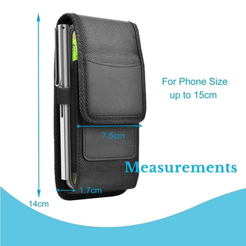 Custodia universale per Google PIXEL 6A cellulare con clip da cintura - Immagine 4 di 4