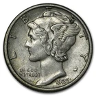 1927-D Mercury Dime XF