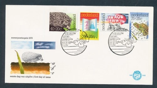 D487458 Netherlands FDC Summer Stamps 1976 NVHP 146