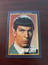 1991 Star Trek The Next Generation Card Mr. Spock The Return of the Archons #43