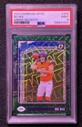2024 Panini Donruss Optic Rated ROOKIE Bo Nix #209 Green Velocity - PSA MINT 9