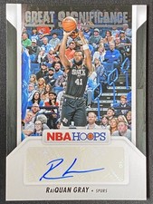 Raiquan Gray 2024 Panini Hoops Great SIGnificance Auto #GS-RQG