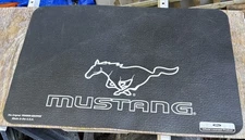 Ford Mustang Logo 22" x 34" Black Fender Gripper Cover