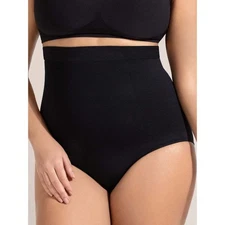 Shapermint 3X Black High Waisted Shaper Panty 54008 Shapewear Neutral Comfy
