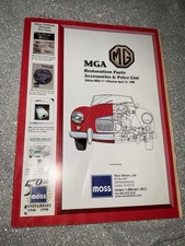 Moss Motors Mga Restoration Parts Catalog 1998 Edition Mga-17 50th Anniversary Moss Motors Mga Restoration Parts Catalog 1998 Edition Mga-17 50th Anniversary
