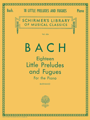 Johann Sebastian Bach   18 Little Preludes and Fugues | Piano Solo Songbook | Sc