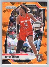 2024 Panini Prizm WNBA #39 Rhyne Howard Ice Orange Prizms Atlanta Dream