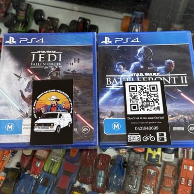 Star Wars Jedi Fallen Order New Sealed, Star Wars Battle Front 2 Sony PS4
