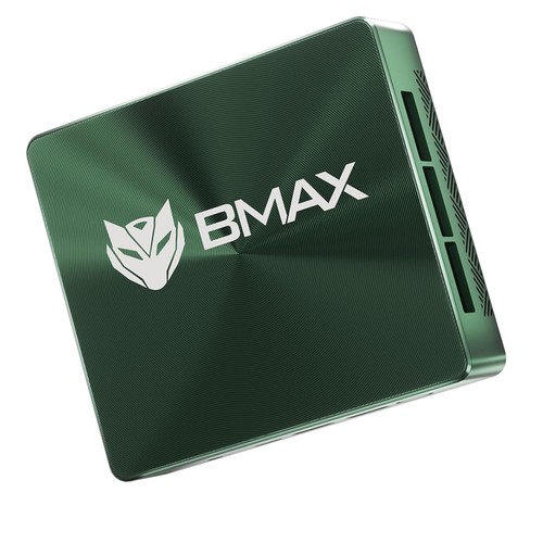 Bmax Mini PC 12GB DDR4 512GB SSD, 3.2GHz CPU 2 cores 4 threads, Windows 11, 3 sc - 第 1/7 張圖片