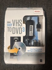 Roxio Easy VHS to DVD 3 Convert Old Home Movies VHS Tapes To DVD New Damaged Box