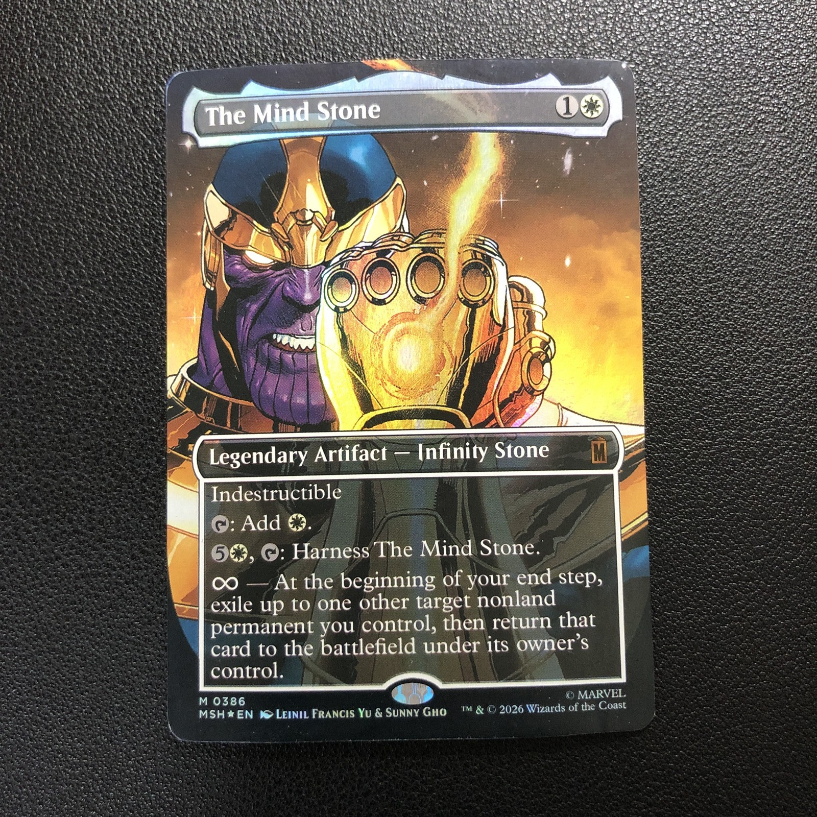 2026 Magic the Gathering Marvel Super Heroes 0386 the Mind Stone ...