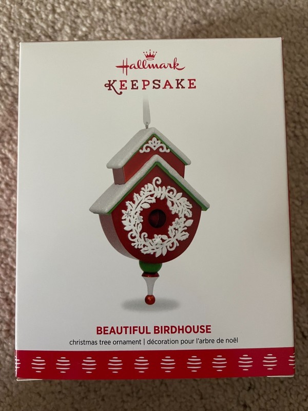 NEW HALLMARK KEEPSAKE 2017 BEAUTIFUL BIRDHOUSE #2 IN SERIES CHRISTMAS ORNAMENT