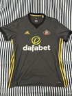 Sunderland Away Shirt 2017. L. Adidas. Grey, Adults Football 